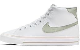 Court Legacy Mid Next Nature Women's Shoes (FV6036-101, White/Phantom/Jade Horizon)