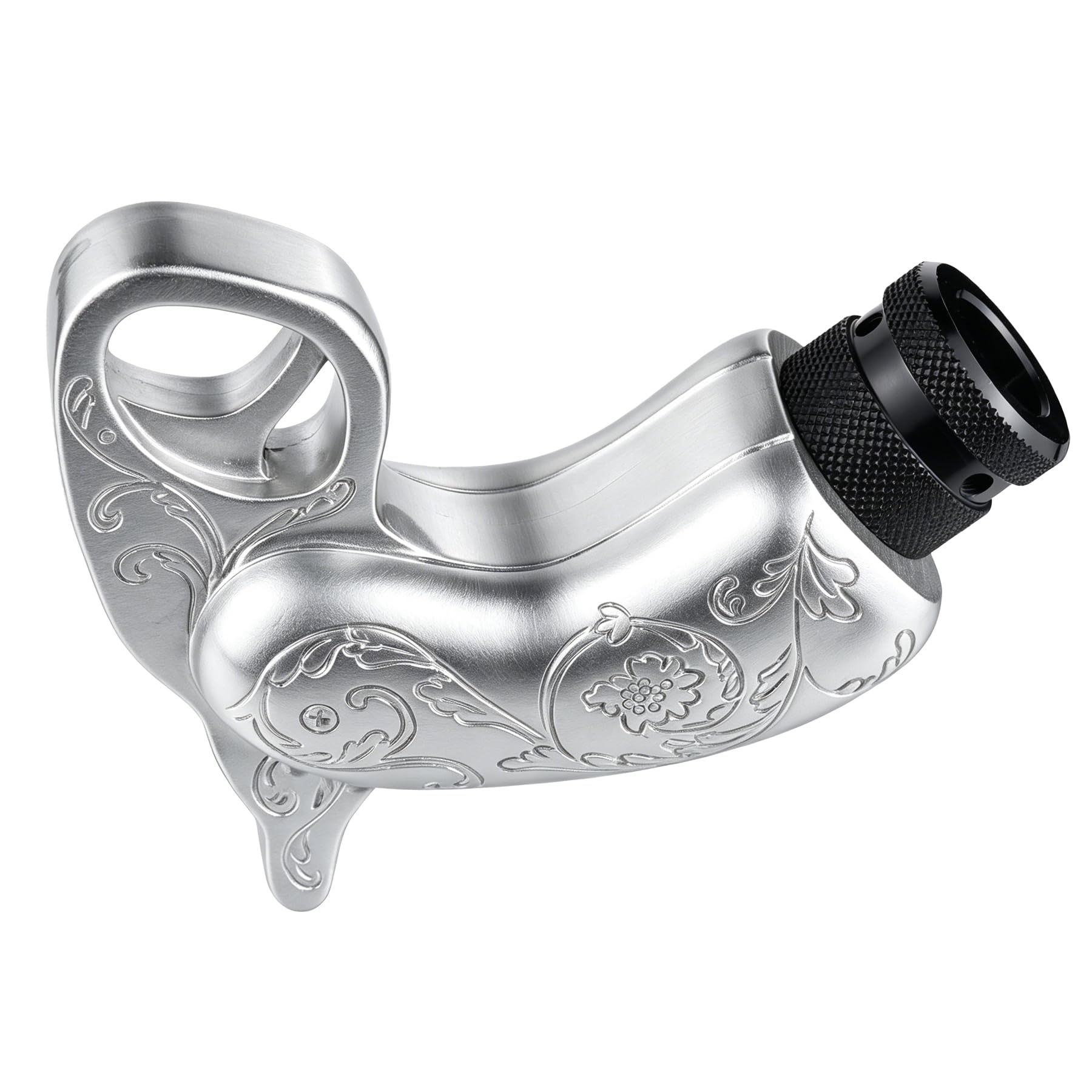 Padaodao Silver Handle Gear Knob Grip Shift Lever Knobs Universal Shifter Handle For Most Manual Transmission Vehicles Suv Trucks,