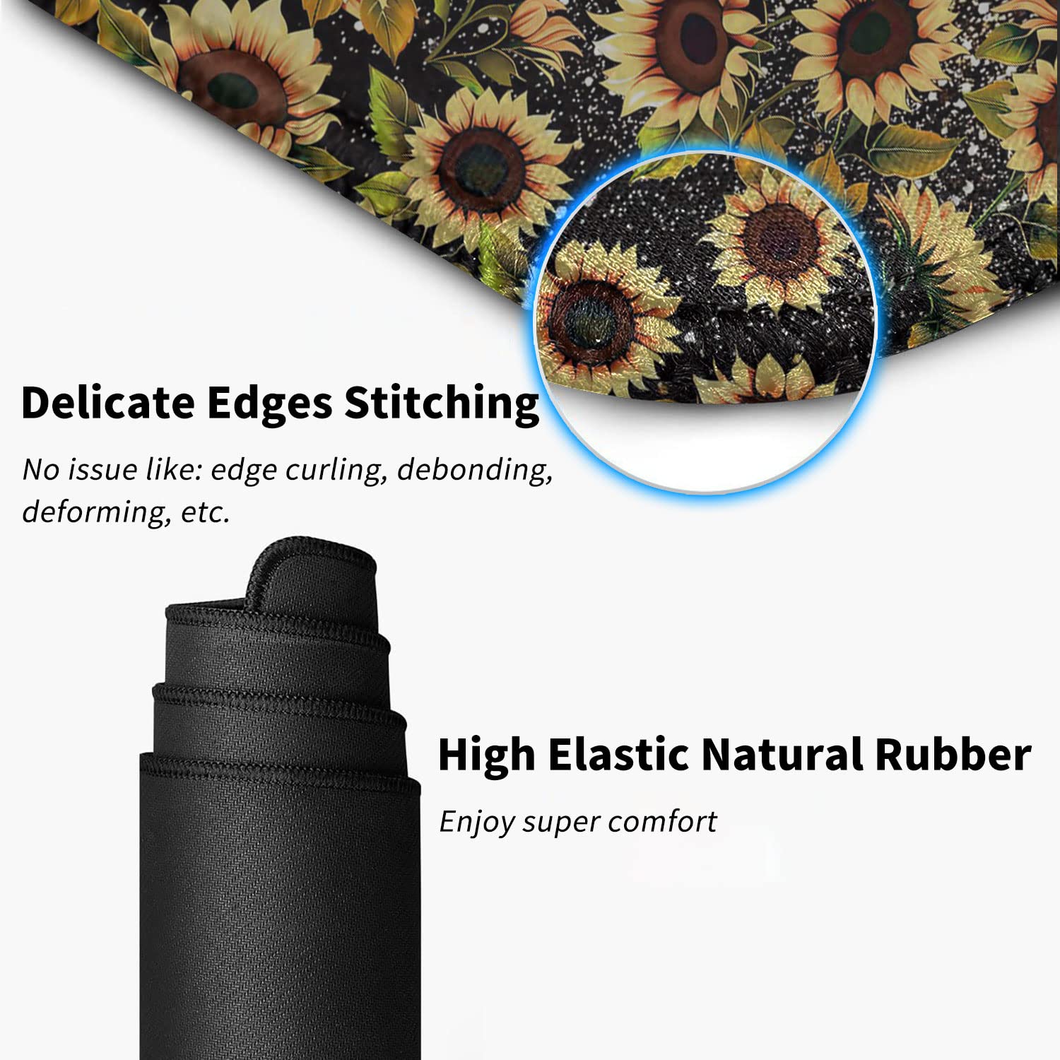 Imegny Alfombrilla De Mouse Extendida Para Juegos, Alfombrilla Portátil Para Teclado Y Mouse Con Bordes Cosidos + Base De Goma Antideslizante (90 X 40 Forest001