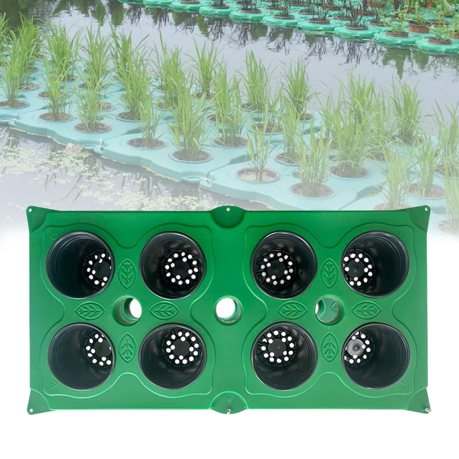 DAJIAYIQI Aquatic Plant Pots for Pond, Floating Planters Baskets