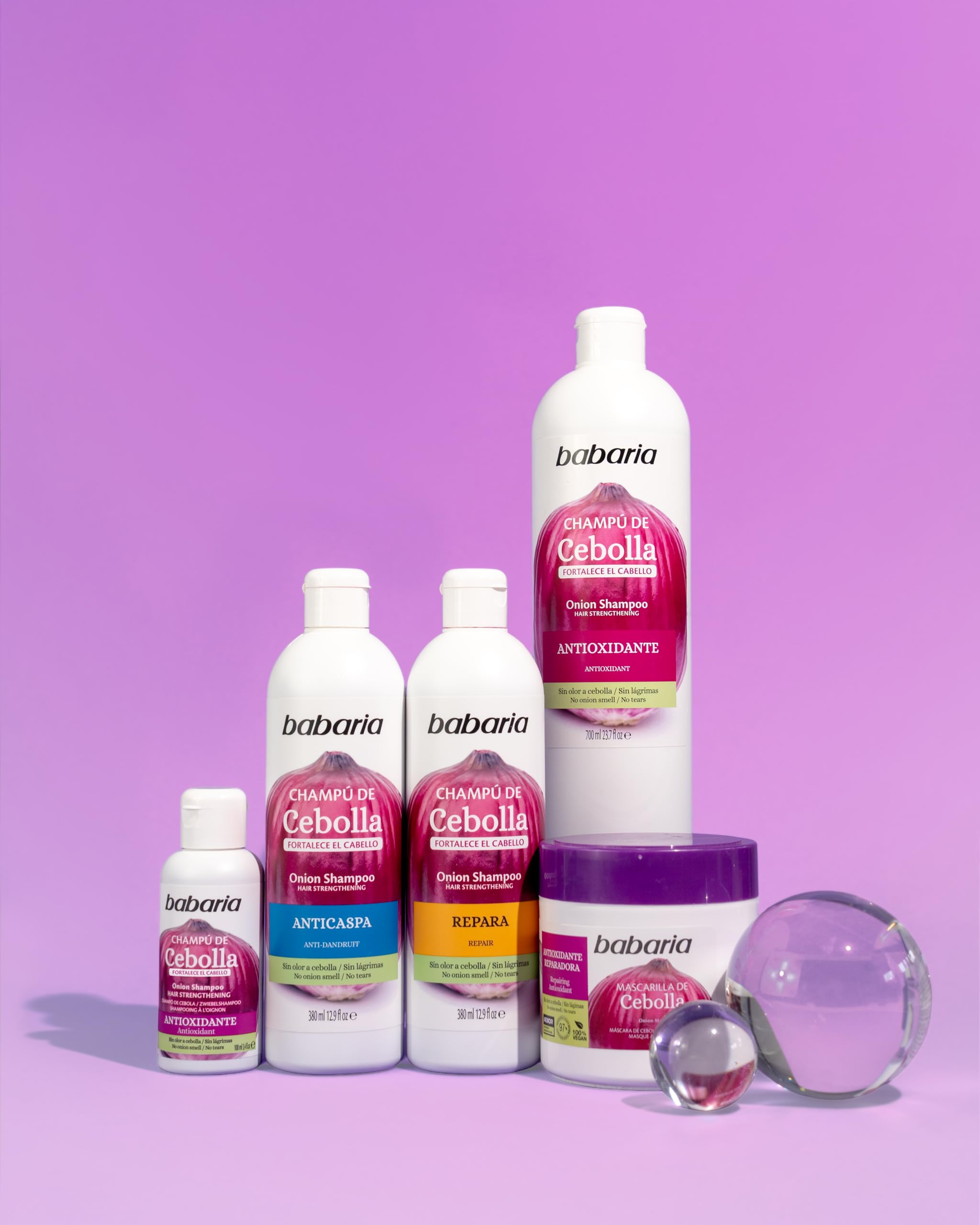 Babaria Champu Cebolla Antioxidante 380ml Sin Olores