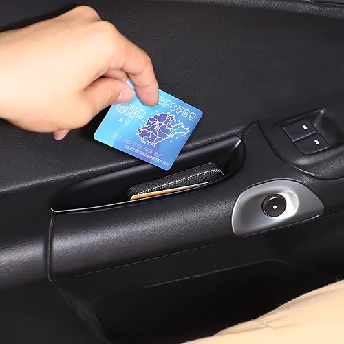 Miniatura 6 de Caja de almacenamiento para reposabrazos de puerta para Chevrolet Corvette C6 2005-2013, caja de almacenamiento de manija de agarre para puerta