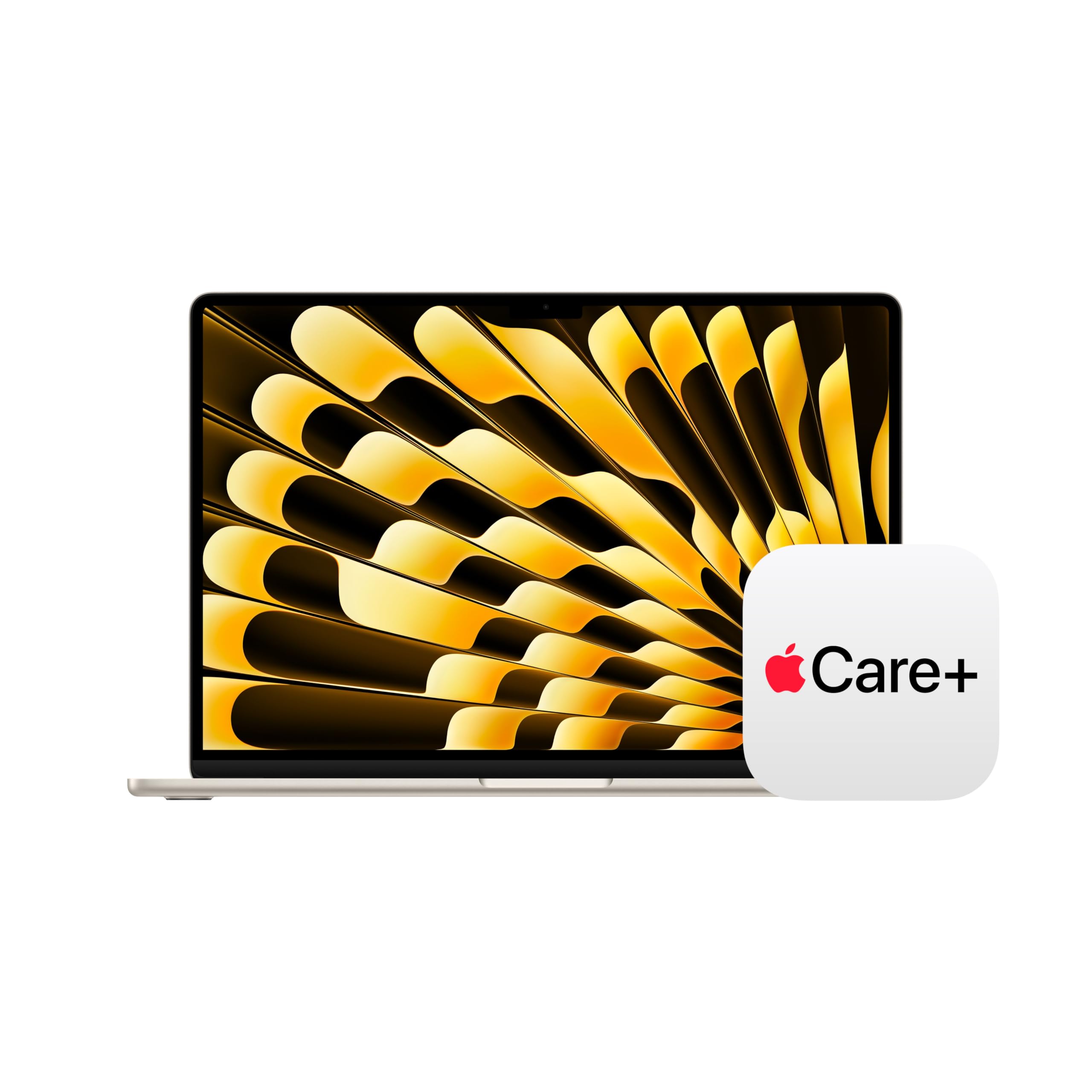 Apple 2026 MacBook Air 15-inch Laptop with M5 chip: Built for AI, 15.3-inch Display, 24GB Unified Memory, 1TB SSD, 12MP Center Stage Camera, Touch ID, Wi-Fi 7; Starlight with AppleCare+ (3 years)