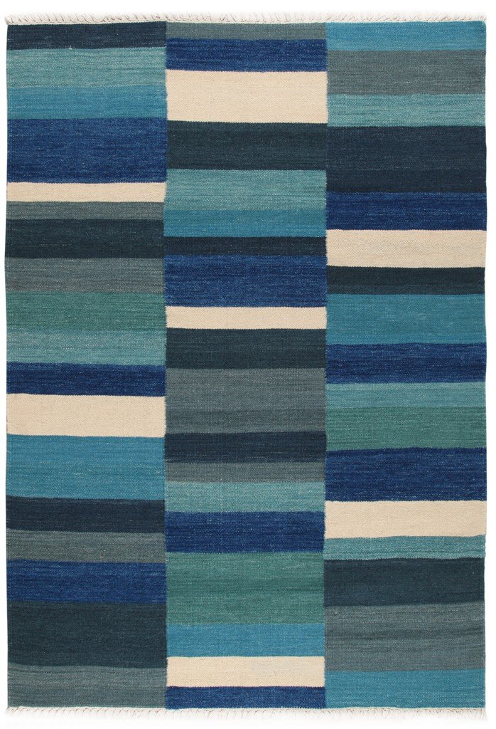 Galleria Farah1970 - 230x160 CM Kilim Sumak Autentico, Originale e Fatto a Mano Ideale per la Sala, Salotto, Ufficio, Seconda Casa e la Cucina