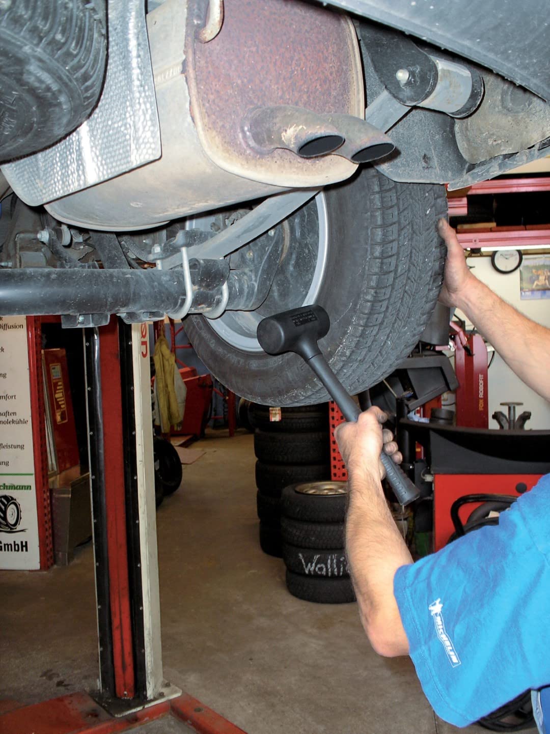 Image secondaire de Marteau anti-rebond KS TOOLS - Tête Ø55mm, 1050g en Polyuréthane