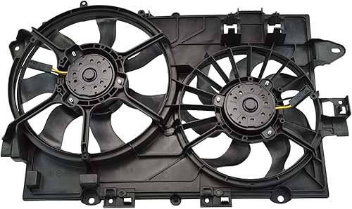 Vista 184 de TRQ Conjunto de ventilador de enfriamiento dual para radiador Compatible con 2004-2006 Lexus ES330 Toyota Camry 2004-2008 Solara LX3115111