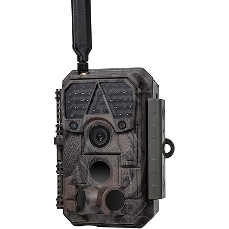 Meidase S900 Cellular Trail Camera, 4G LTE Game Camera, 32MP 1296p, 100ft No Glow Night Vision, Send Pictures to Your Cell Phone, Outdoor Wireless Security Camera