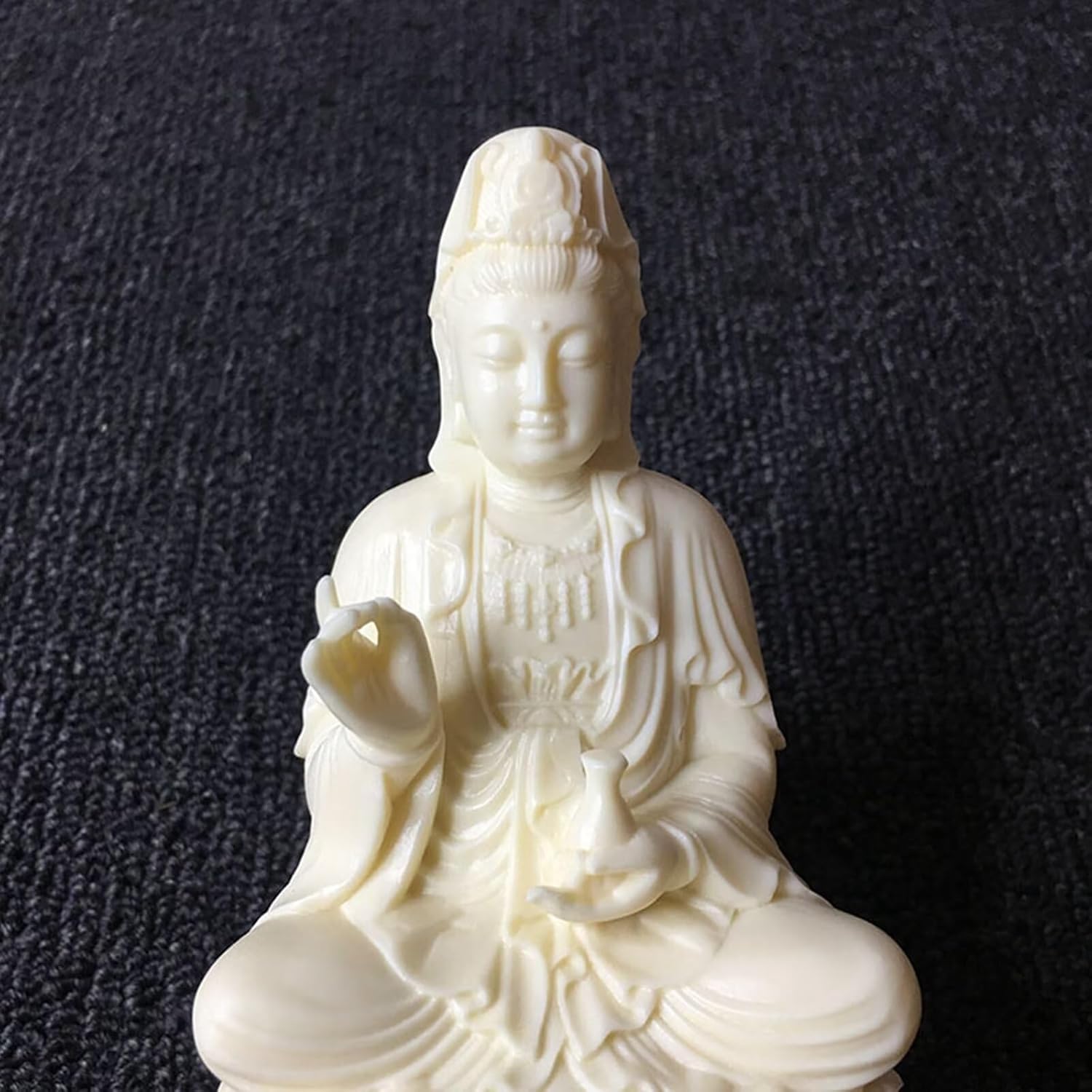 Quan Yin Statue,Godness of Mercy Kwan Yin Statue Home Office Zen Decor,Female Buddha Statue Guan Yin Statue Feng Shui Decoration