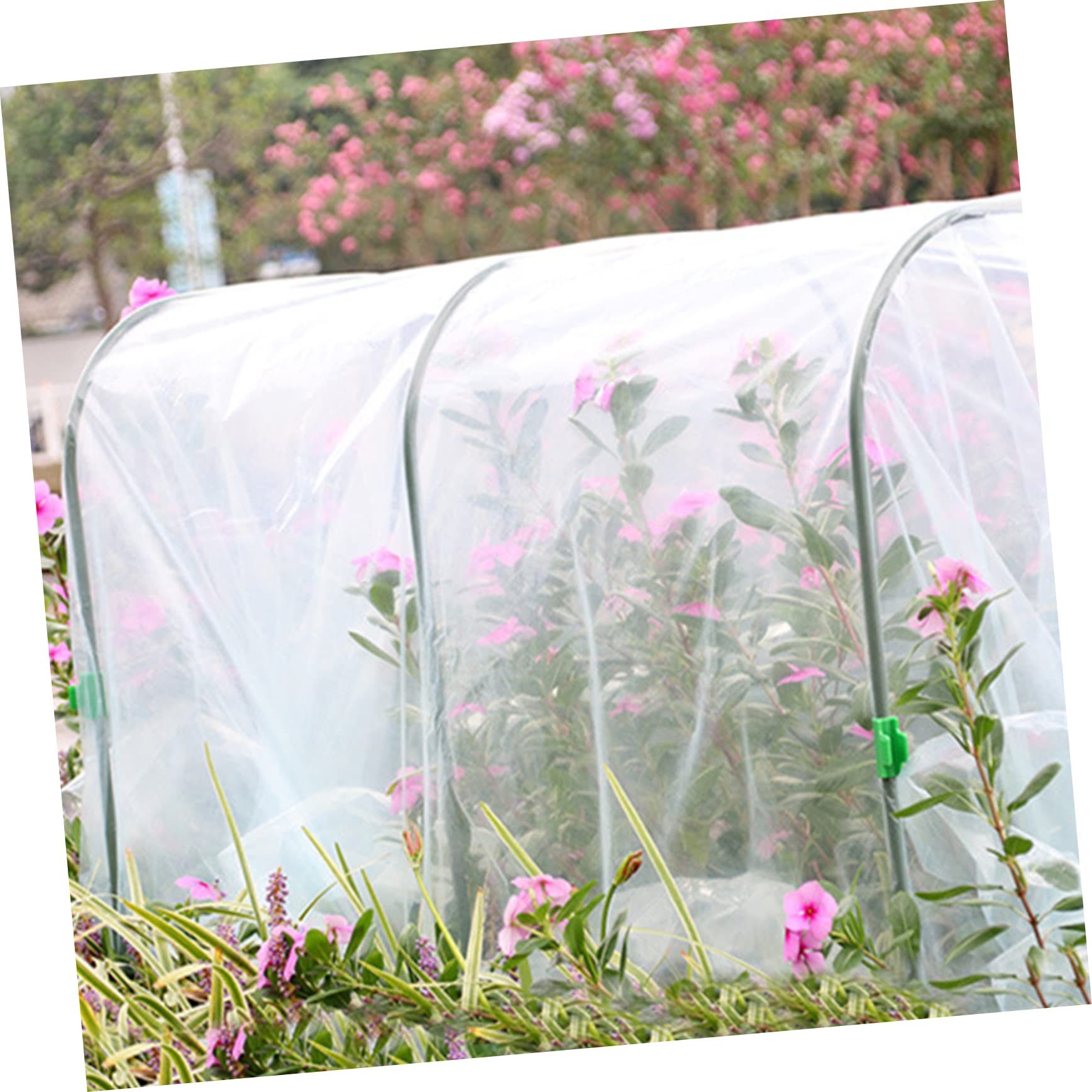 Invernadero de Plástico para Plantas, Cubierta Térmica para Exterior E Interior, Soporte para Flores y Fácil Instalación