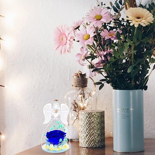 Miniatura 7 de Figura de ángel de rosa de regalo para el día de San Valentín, día de la madre, regalo para mamá de hijahijo, regalo de cumpleaños para