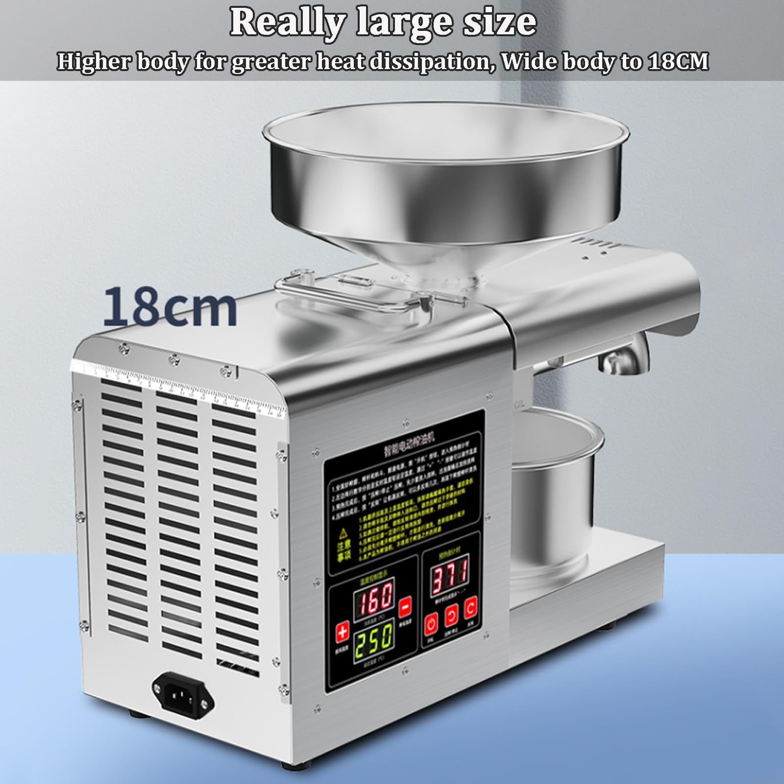 Cortadora De Verduras EléCtrica PequeñA, MáQuina Cortadora Y Picadora De 230 W Con 3 Cuchillas, Picadora AutomáTica De Frutas Y Verduras Para Uso DoméStico/Comercial