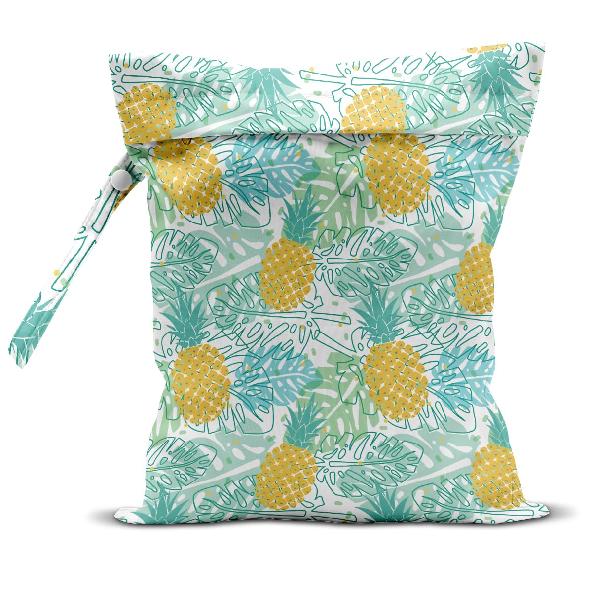 Wet Bag, Wet Dry Bag, Wet Bag for Swimsuit, Travel, Beach, Pool, Diapers, Dirty Yoga Gym Clothes, Makeup Bag, Waterproof Tropical Palm Leaves Decor Jungle Palm Leaf Favors-image-14
