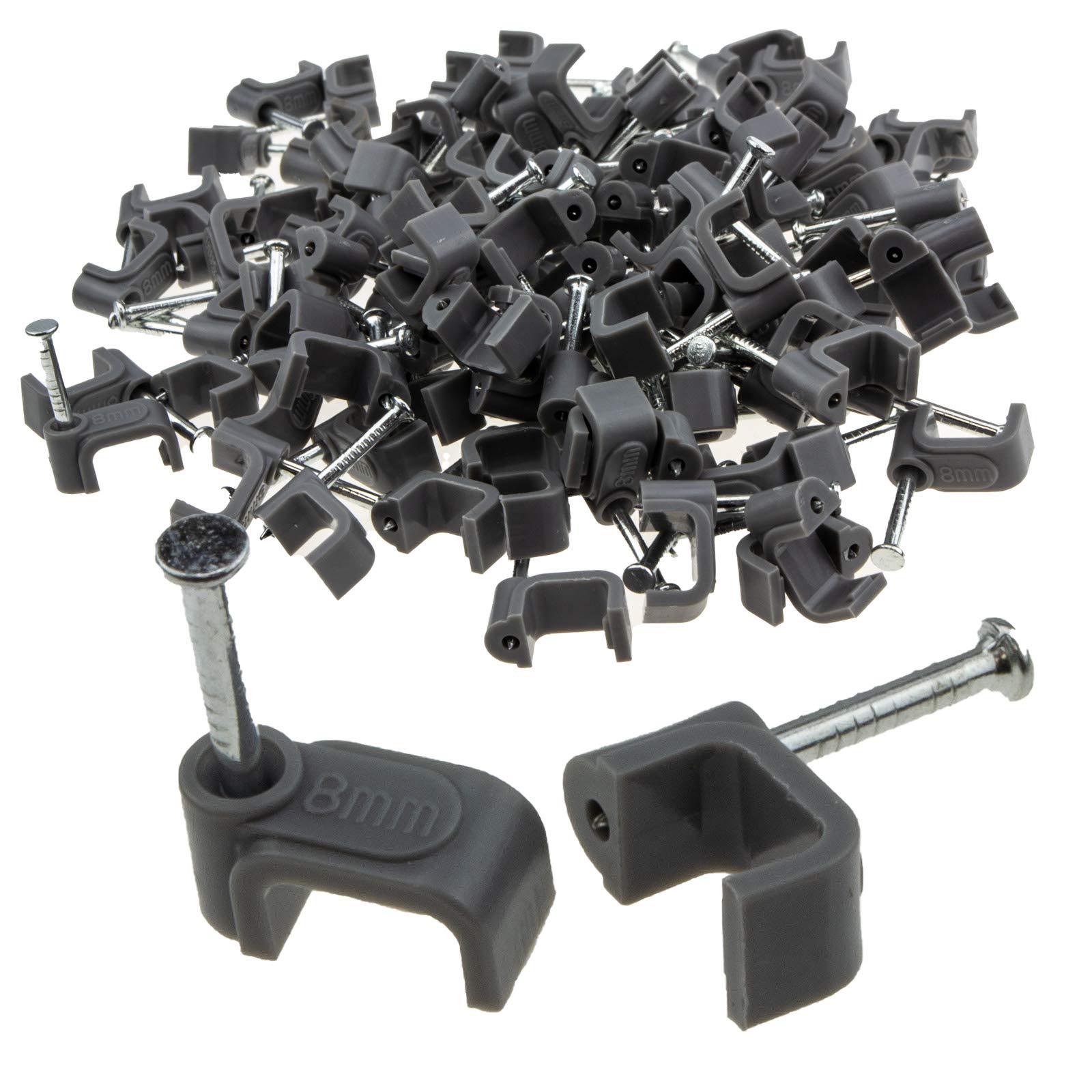 Kabelclips Weiß, Flach, Für 1mm² Bis 6mm² Kabel Produktbild-Vorschau 9
