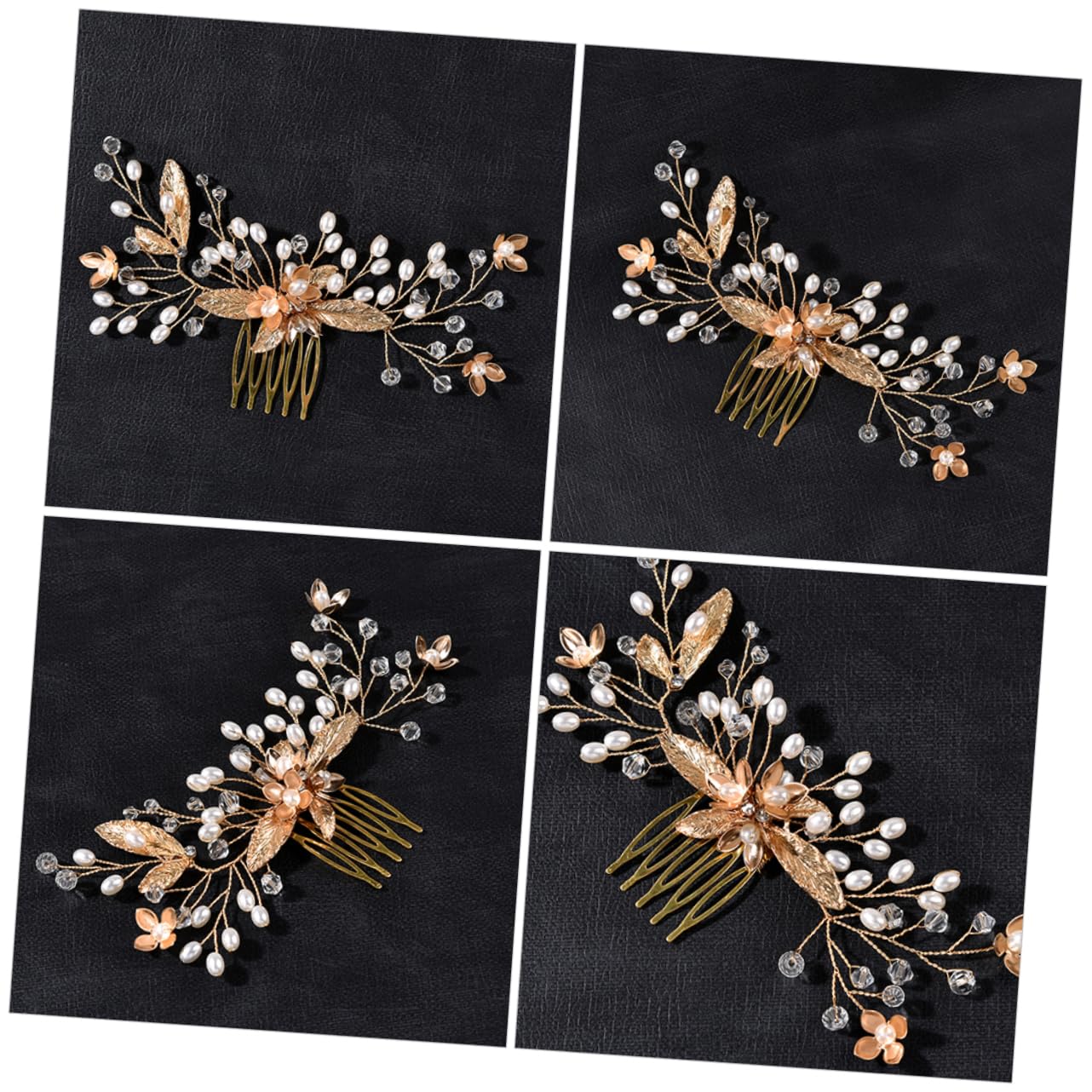 FRCOLOR 5stücke Braut Haarschmuck Haarkamm Funkelnde Haarschmuck Für Hochzeiten Eleganter Kopfschmuck Für Bräute Handgefertigte Haaraccessoires