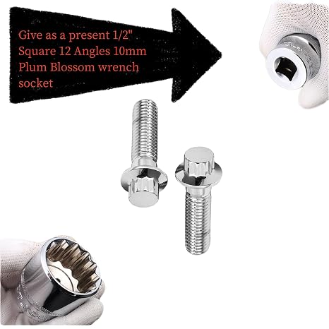 M10x1.5 Metric Front Brake Caliper Bolts for 2000-2024 Harley
