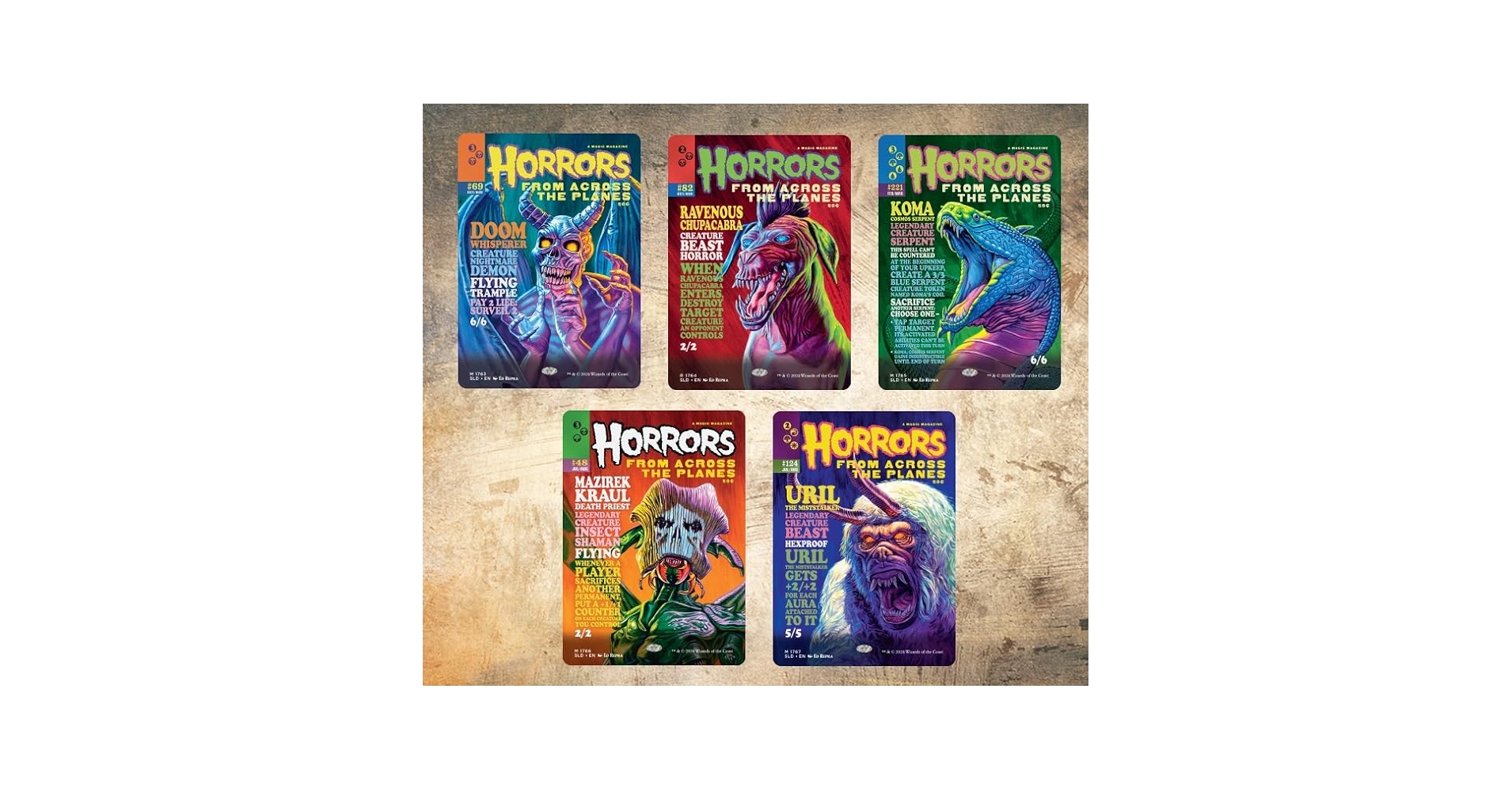 Amazon.com: MTG Secret Lair: Monstrous Magazines (Non-Foil