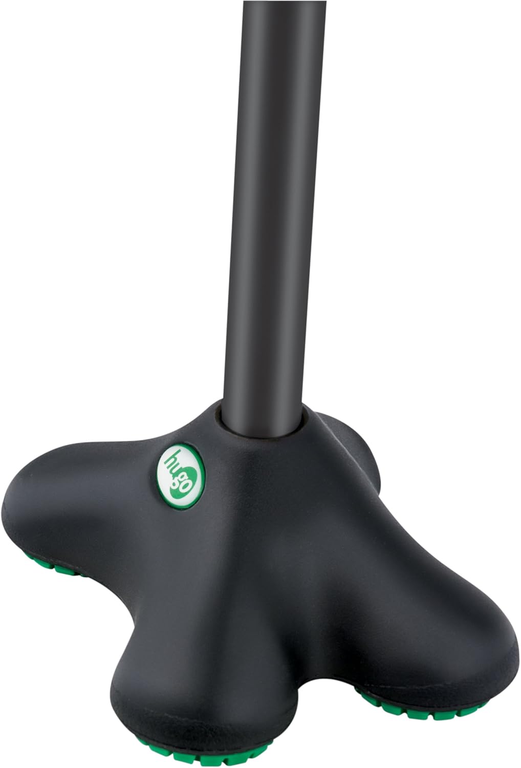 Hugo Mobility 731-857 Adjustable Offset Quadpod Walking Cane with Ultra Stable Cane Tip, Ebony