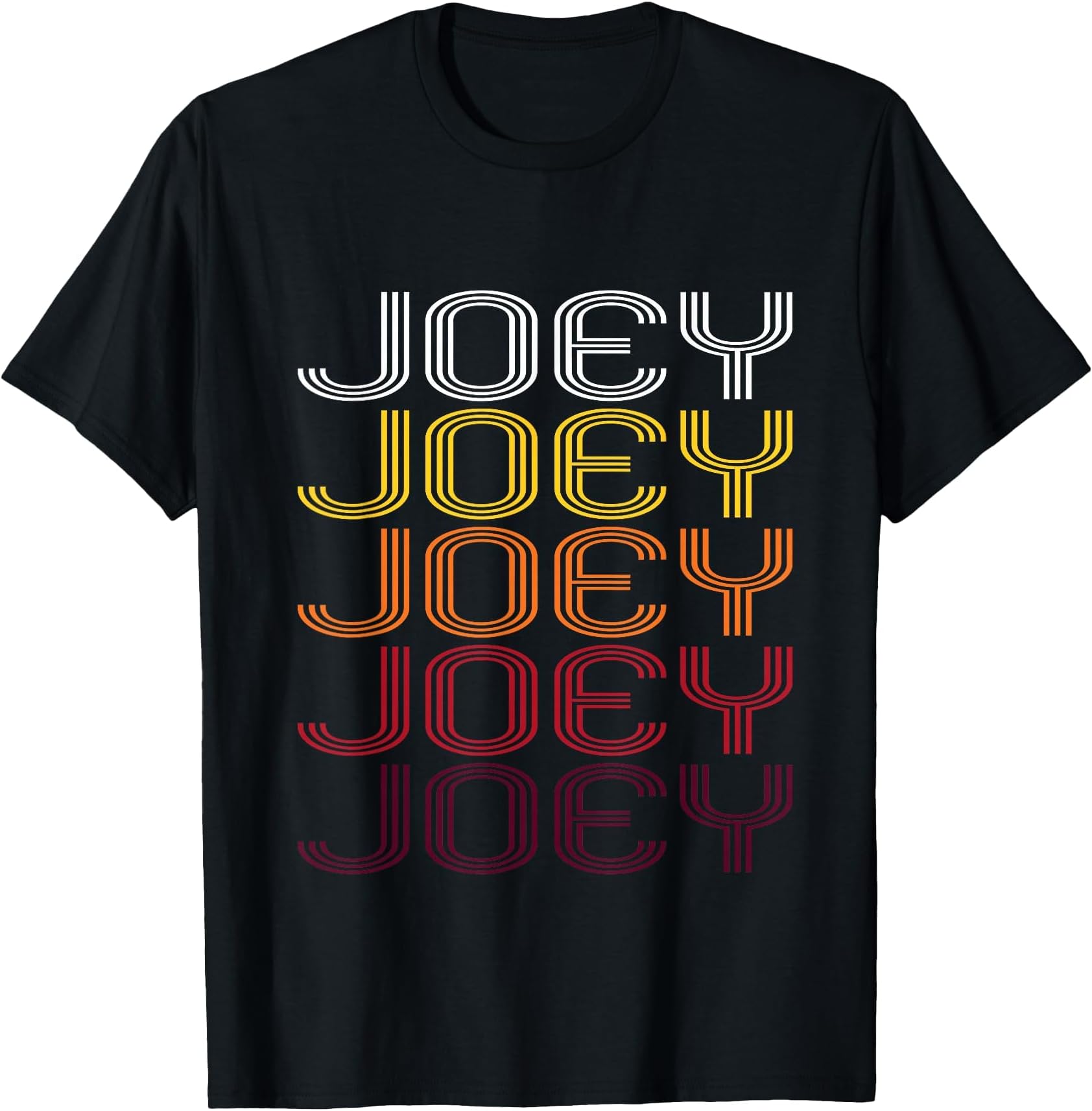Joey Retro Wordmark Pattern - Vintage Style T-Shirt T-Shirt