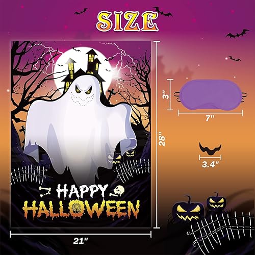 Vista 135 de WERNNSAI Pin The Soccer on The Goal - Póster de decoración de fiesta temática deportiva para niños con 24 calcomanías de pelota para aula, regalos