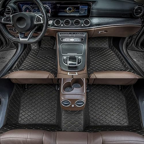 Alfombrillas de automóvil aptas para Mazda MX-5 Miata 1990-2022, fabricación a medida, forros de cuero antideslizantes para todo tipo de clima