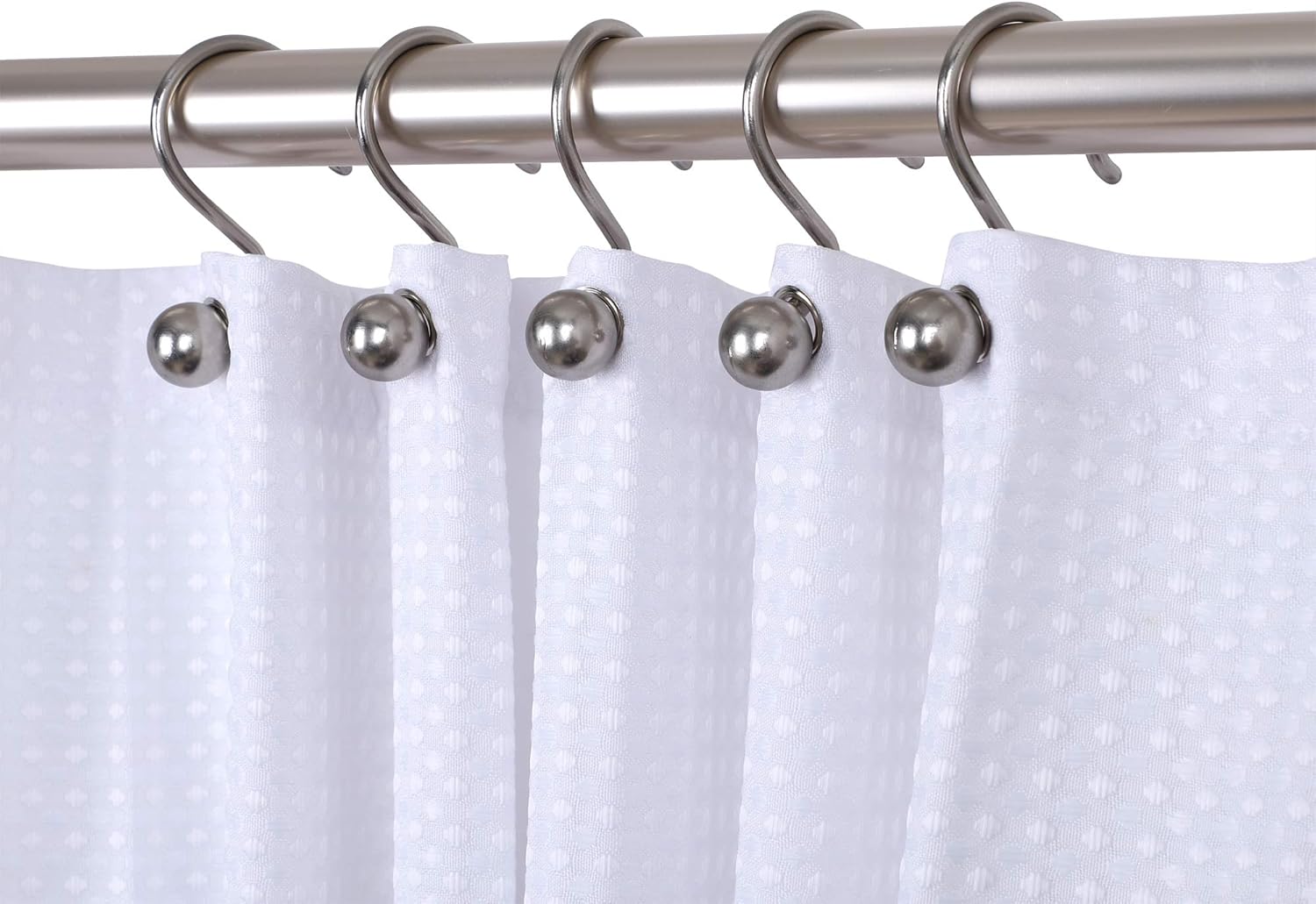 Amazon.com: Utopia Alley Ball Shower Curtain Hooks, Rustproof Aluminum ...