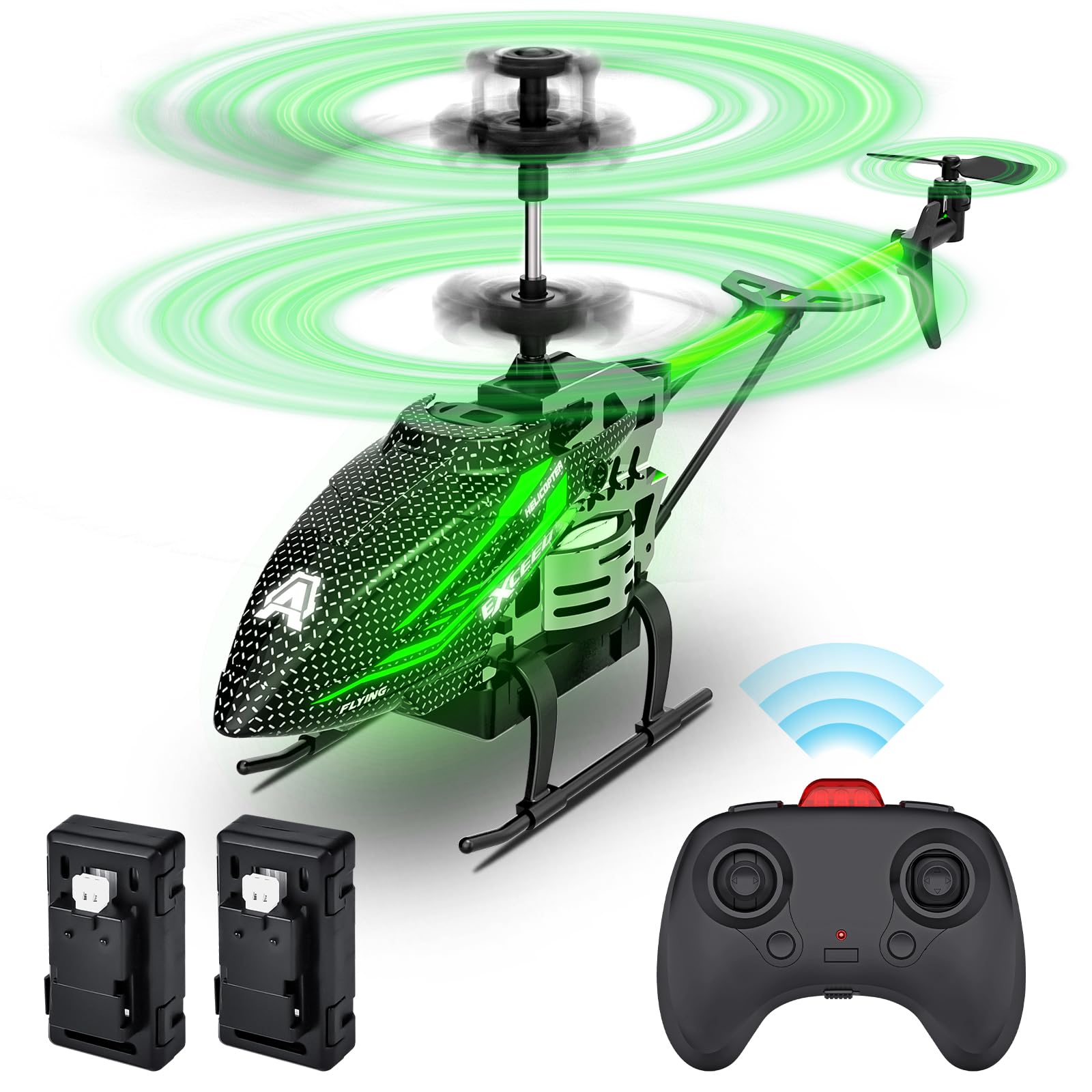 VATOS Helikopter op afstand bestuurd, 2,4 GHz, militair transport, RC