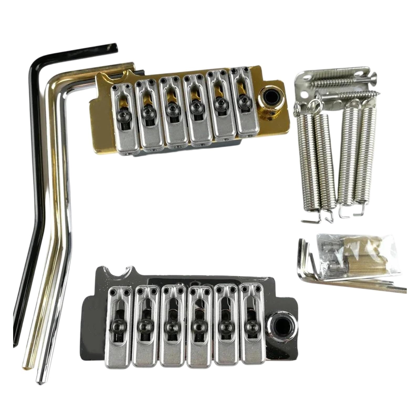 Puente Trémolo Para Guitarra Eléctrica Accesorios Plateados O Dorados | Puente de guitarra(Silver)