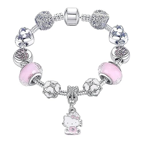 Niumowang Armbänder, Charm Armband, Edelstahl Armreif, Mädchen Armbänder, Mädchen Armband, Personalisierte Armbänder, Geschenk für Mädchen und Kinder