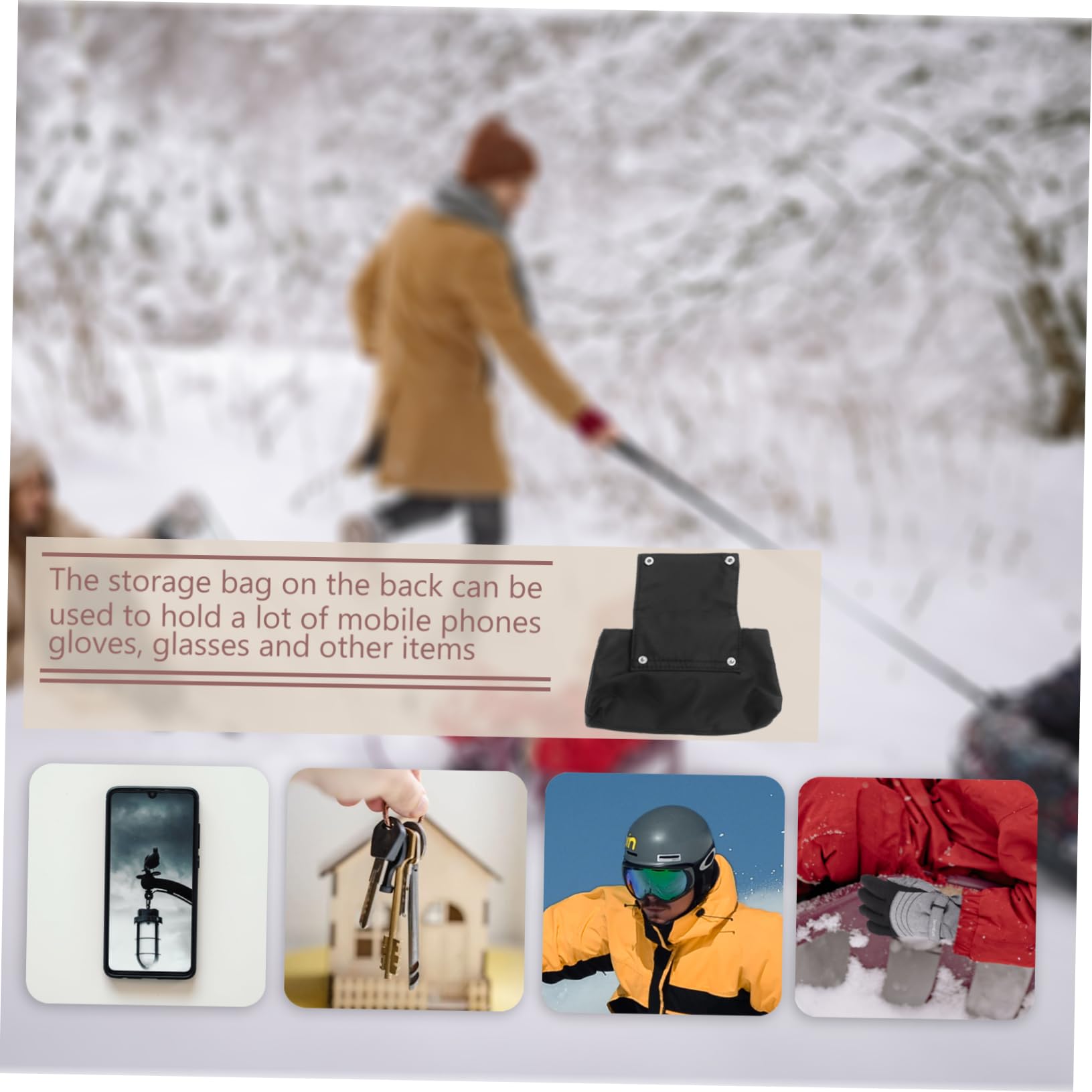 Toddmomy Ski and Snowboard for Children Boys and Girls Ski Trainer and Comfortable Fit