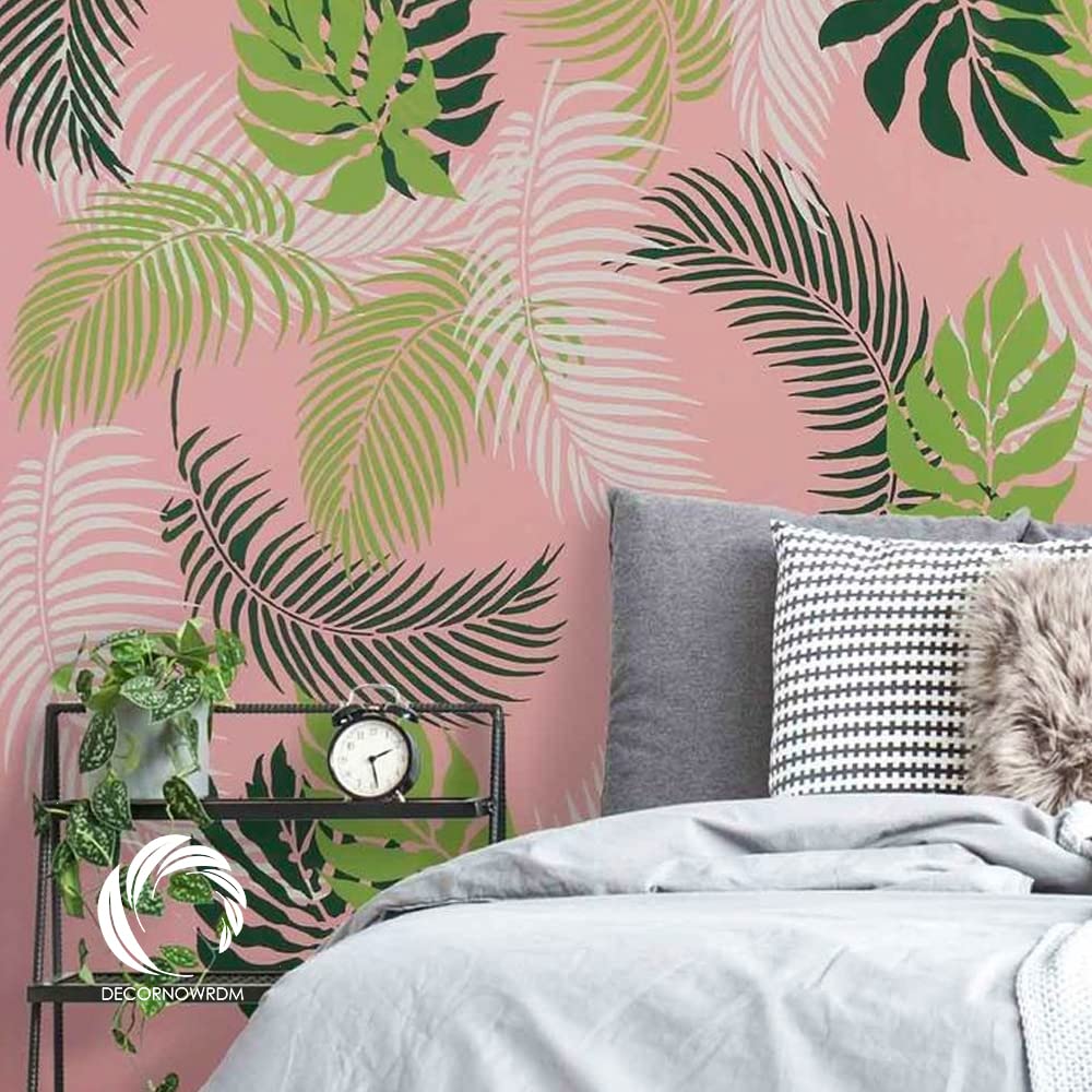 DECORNOWRDM Leaf and Petal Design DIY Reusable Wall Painting Stencil for Home Decoration (Pack of 2, Leaf Pattern) Size : (16 Inches x 24 Inches) (B09X76K1F1) Amazon Price History, Amazon Price Tracker