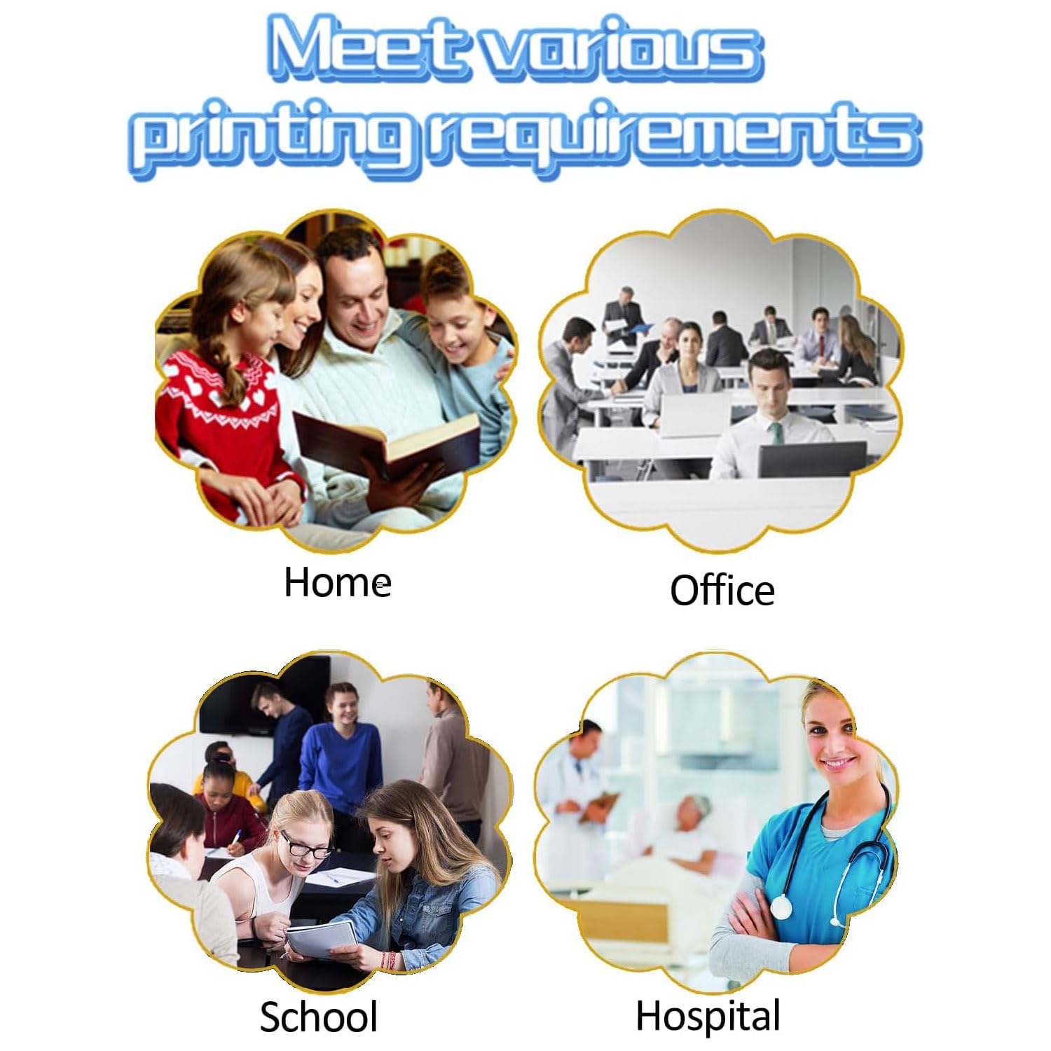 Cartucce D'inchiostro Ad Alta Resa H-667XL Compatibili con Cartucce D'inchiostro 667 Sostituisci L'uso per HP Inkadvantage 4175 4178 6078 6478 2336 2775 2776 2777 2778,Suits-1 Set