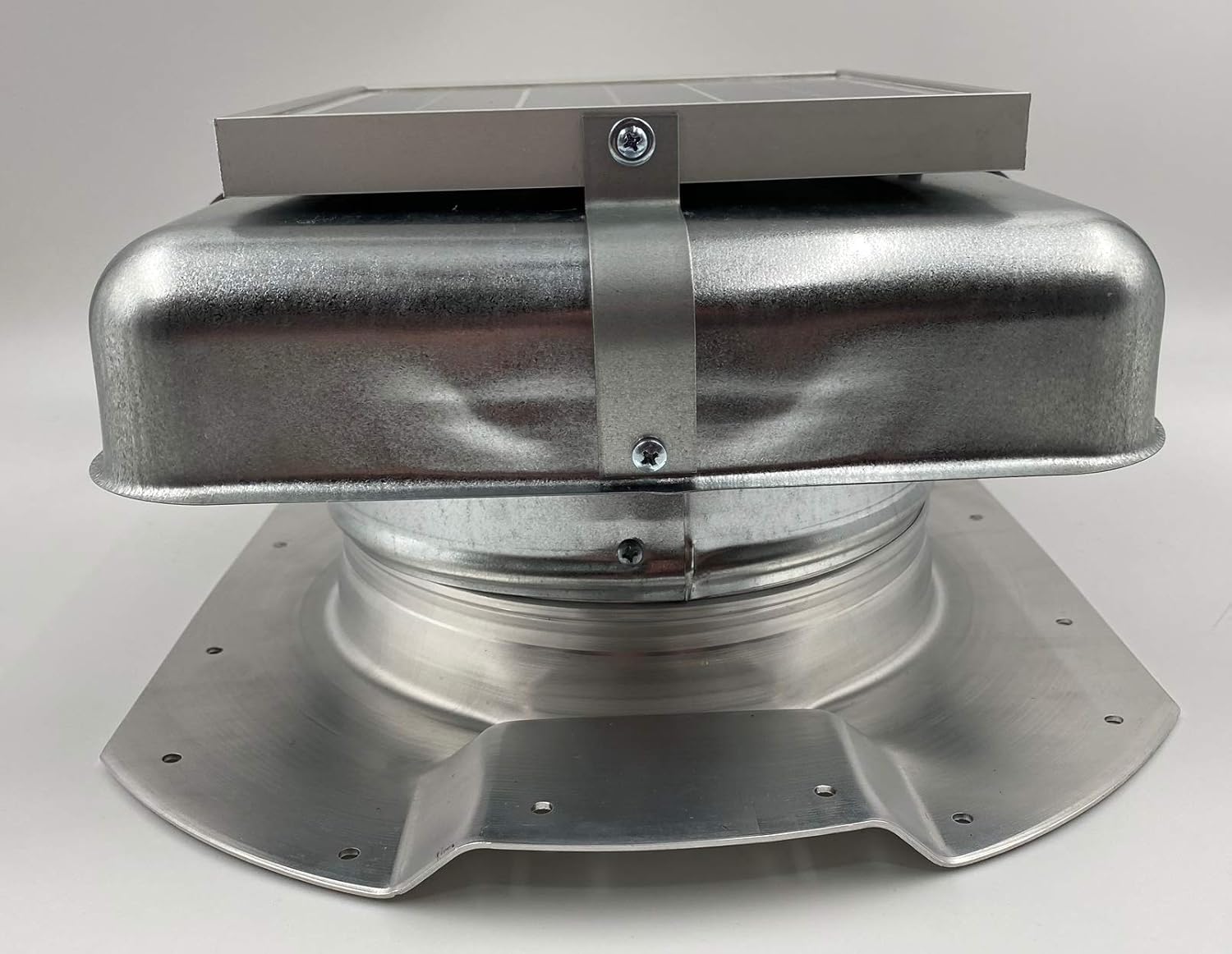 Solar RoofBlaster for 3.5" Ribbed Conex Shipping Container (Galvanized)