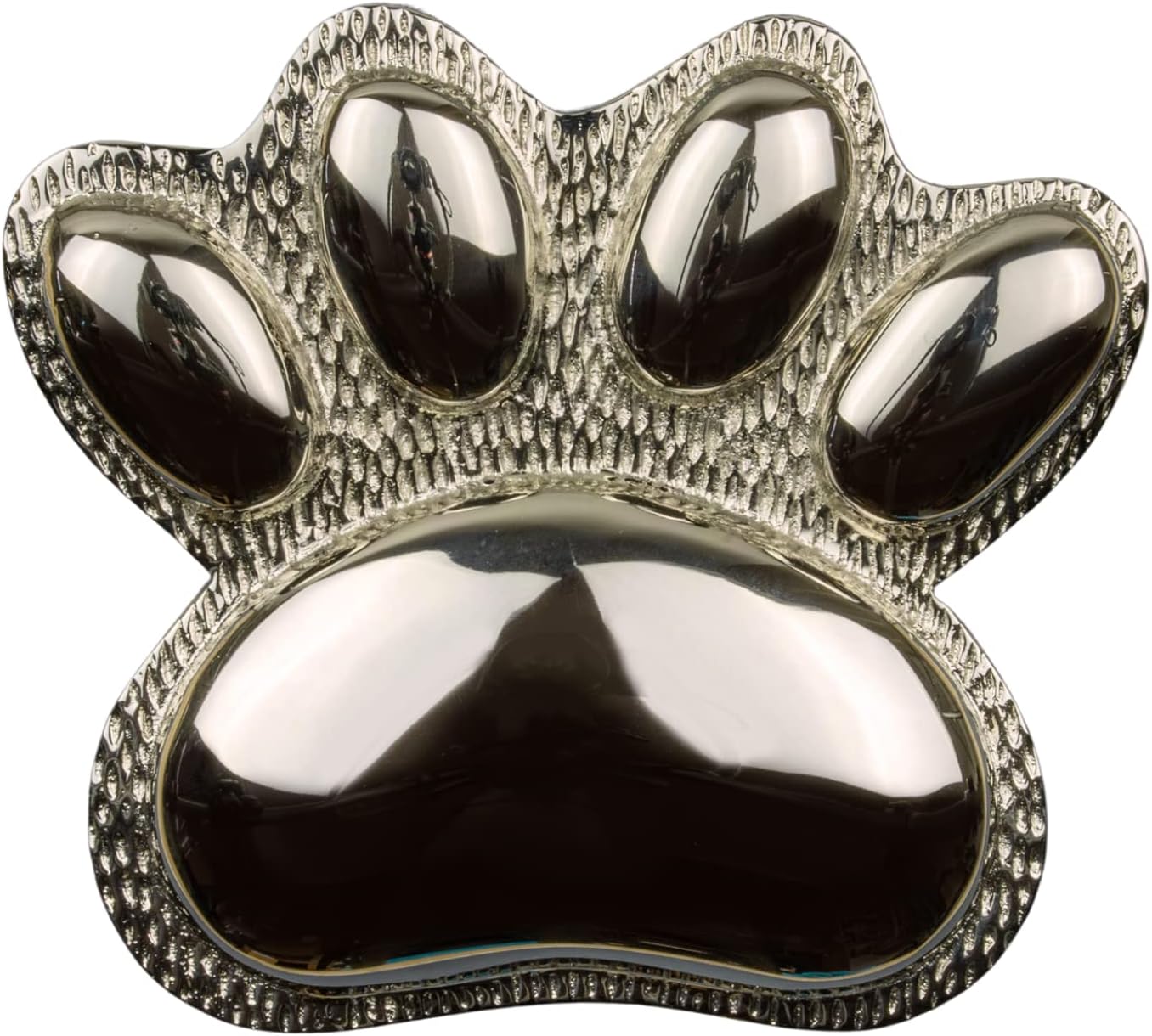 Dog Paw Door Knocker for Front Door | Polished Solid Brass Knockers with Strike Plate | UPVC | Dog Cat Paw Front Door Furniture with a Unique Design… (Gold)