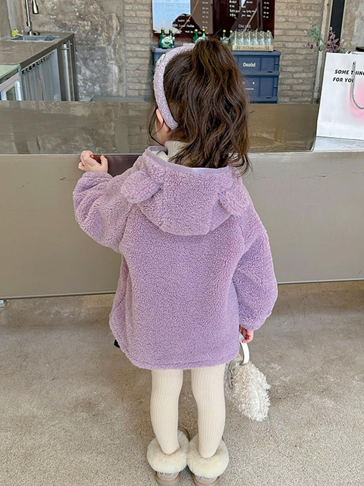 Miipat Bebés Niña Chaquetas y Abrigos Cremallera y Capucha Chaqueta Pequeño Niña Engrosada Chaqueta Térmica en Invierno Niños