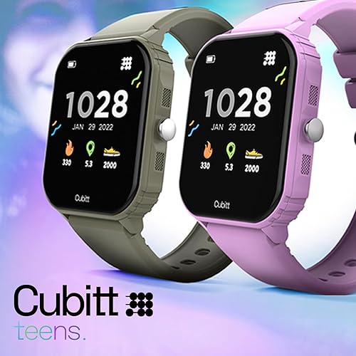Miniatura 7 de Reloj inteligente Cubitt Teens para adolescentes, con monitor de frecuencia cardíaca, presión arterial, oxígeno en sangre, monitor de sueño, más de