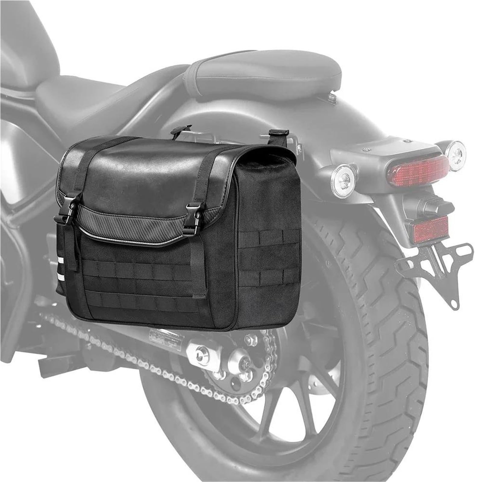 Accessori Moto Borse Laterali Per Deposito Bagagli 8L 12L 15L Per Yamaha SR400 MT-07 XSR900(12L)