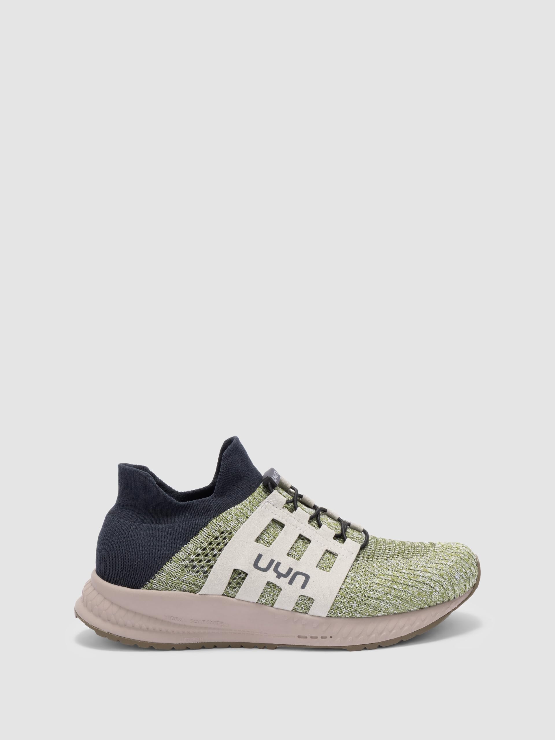 UYN Y100145 Nature Tune Vibram Sneaker Female Verde Melange/Antracita EU 36