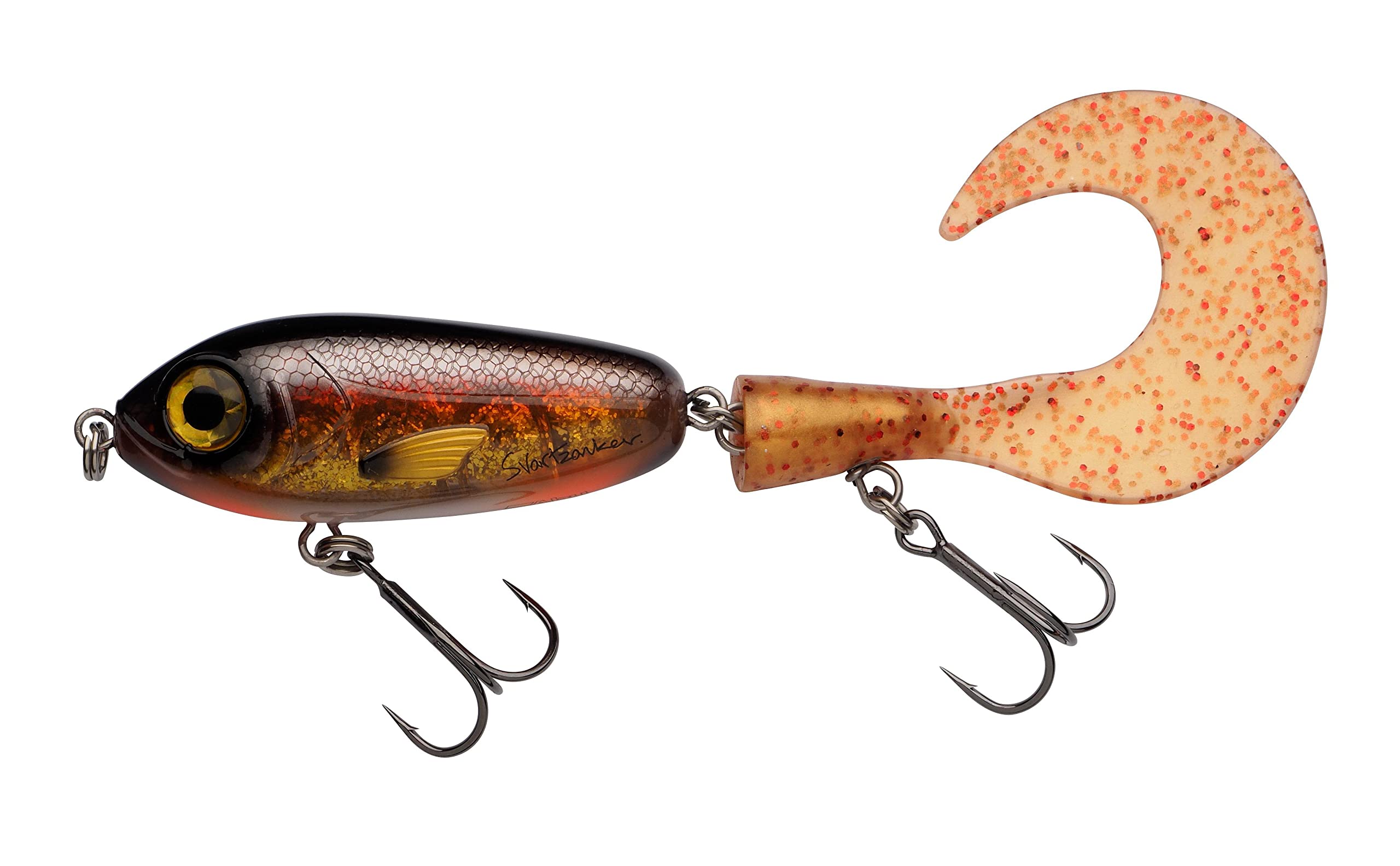 Abu Garcia Svartzonker McMio Pike & Musky Fishing Lure – Floating Jerkbait for Freshwater Predators – Ideal for Pike, Musky, Zander & Perch – Realistic 3D Design, Crucian Carp 18 cm