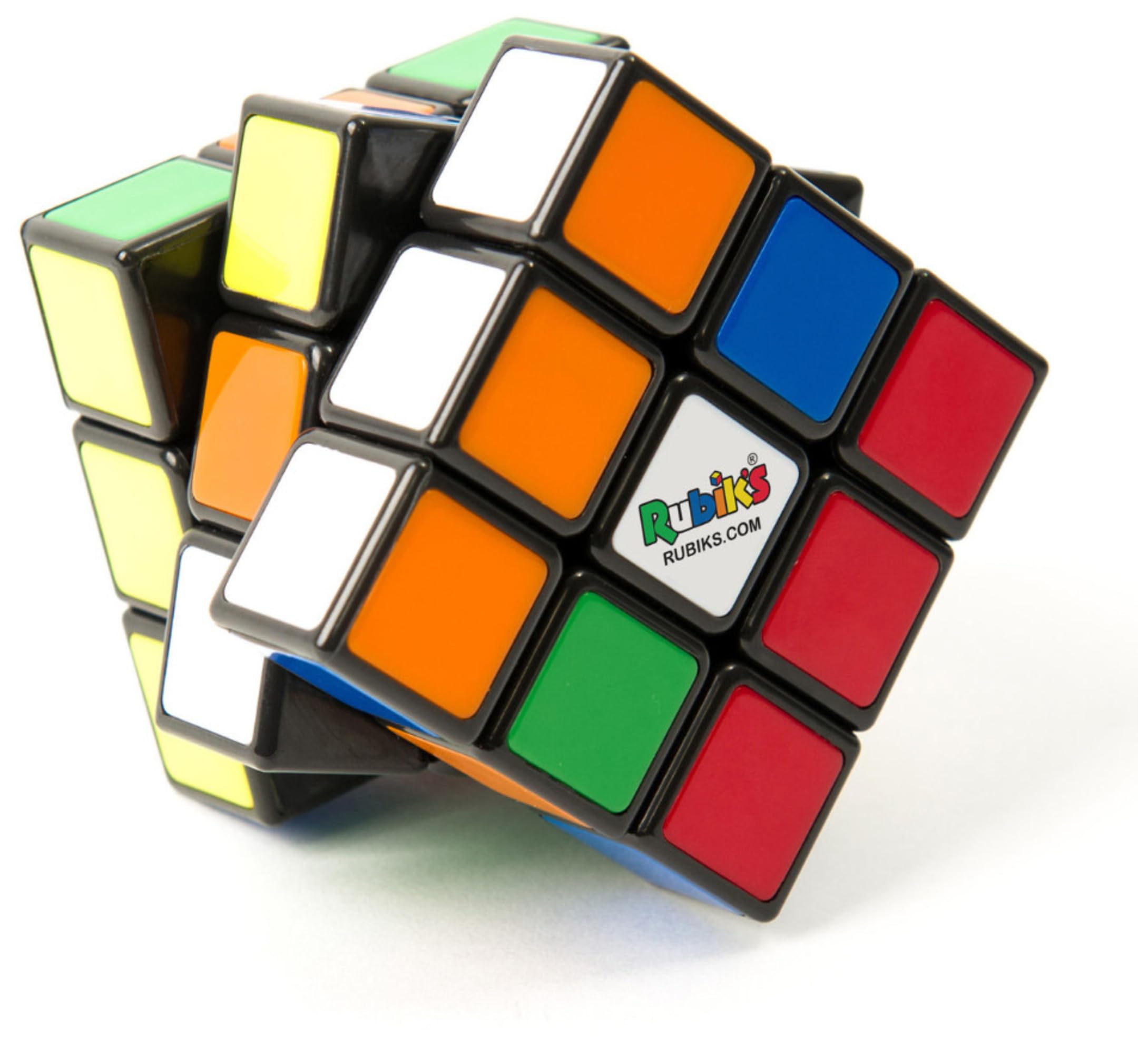 RUBIK'S, SPIN MASTER, Il Cubo di Rubik's Classico 3X3, l'Originale, per bambini dagli 8+, Rompicapo Professionale a combinazione di colori, problem-solving