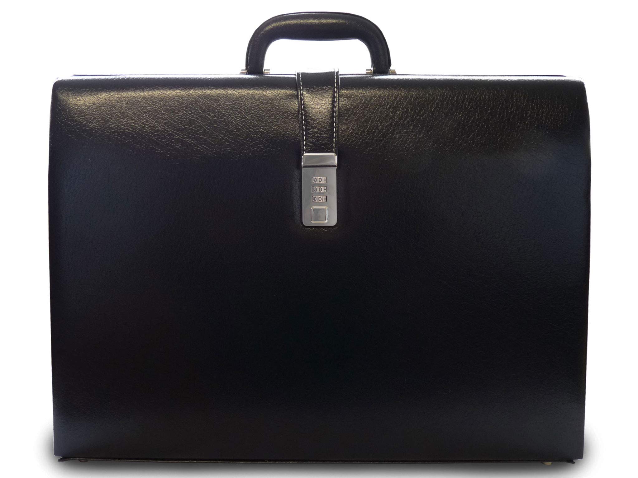 Buy Roamlite Pu Leather Briefcase 45 cm Black Executive Attache Case Men's or Women's