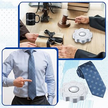 Potchen 3 Pcs Lawyer Gifts for Men Included Allegedly Mug Necktie and Funny Decision Maker Graduation Gifts for Law School Students Future Lawyer Judge Attorney Office Birthday Christmas