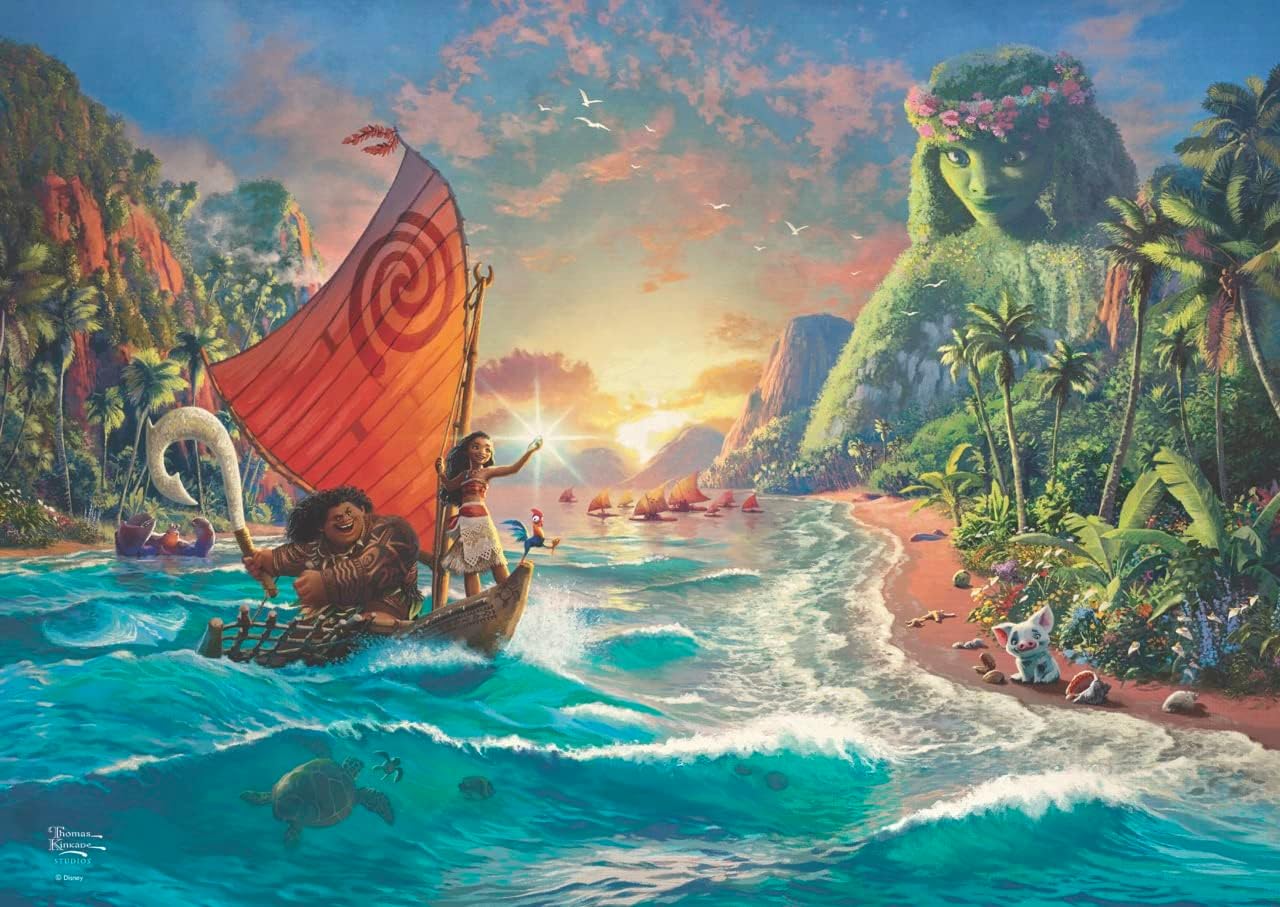 MIGHTYPRINT Disney – Moana - Durable 24” x 17 Wall Art – NOT Made of Paper – Officially Licensed Collectible MP24170793