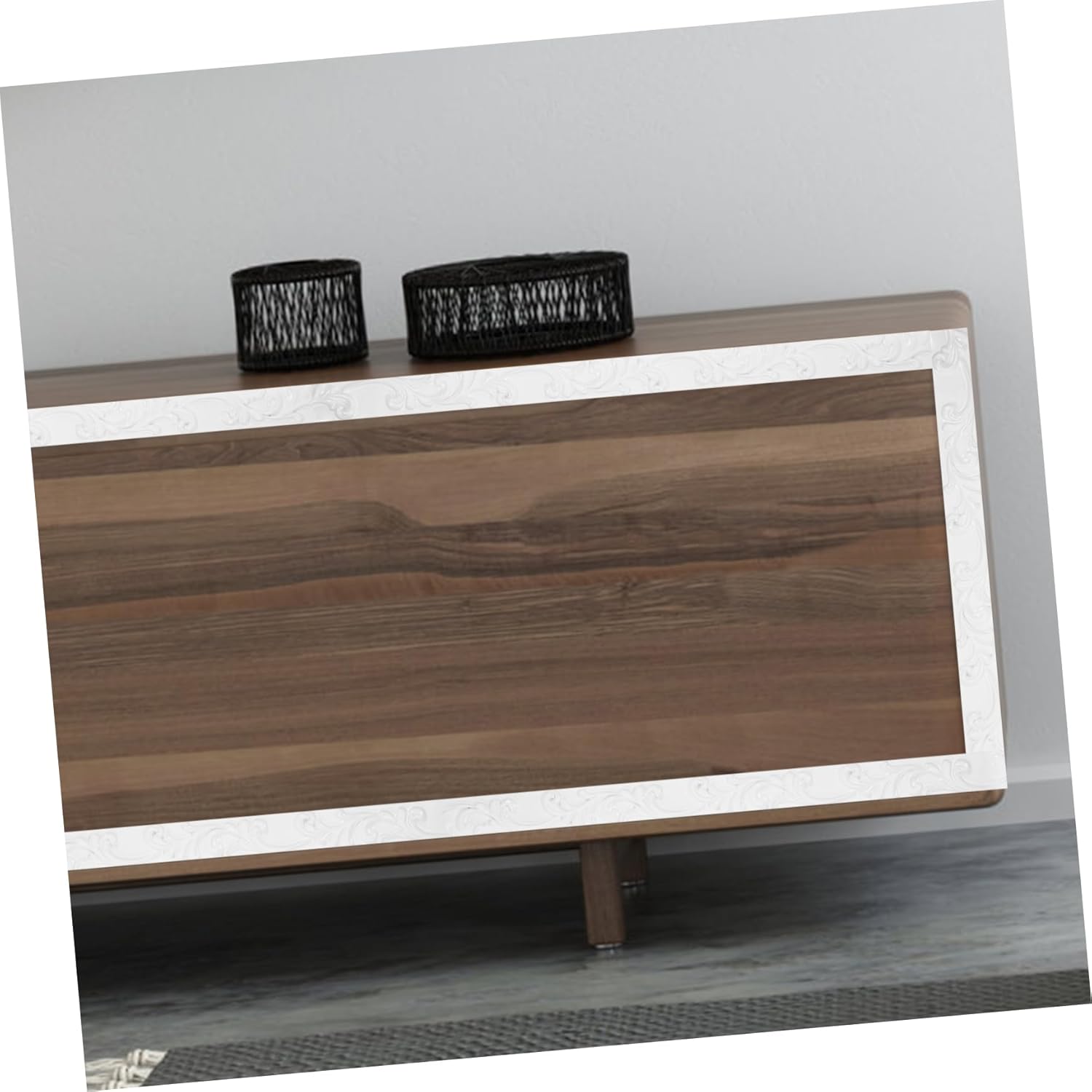 DOITOOL Embossed Self-Adhesive Wall Trim for Home Decoration Flexible Molding Relief Pattern for Cabinet Edges Door Frames and Smooth Easy to Install