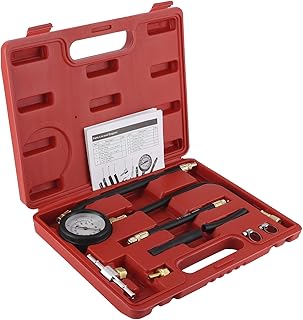 01 02 015 Testador de pressão de combustível, bomba de injeção, medidor de pressão de combustível para motor a gasolina para bombas elétricas de gasolina para reguladores de pressão de óleo