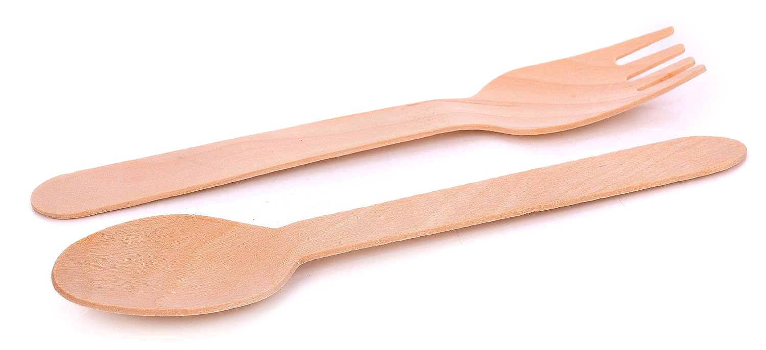 Perfect Stix Green Spoon 158-250 Wooden Disposable Spoons, 6" Length (Pack of 250): Industrial & Scientific