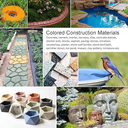 Miniatura 3 de Polvo de pigmento marrón, polvo de óxido de hierro marrón mate, polvo de pigmento de hormigón marrón, colorante de lechada marrón, tinte de color