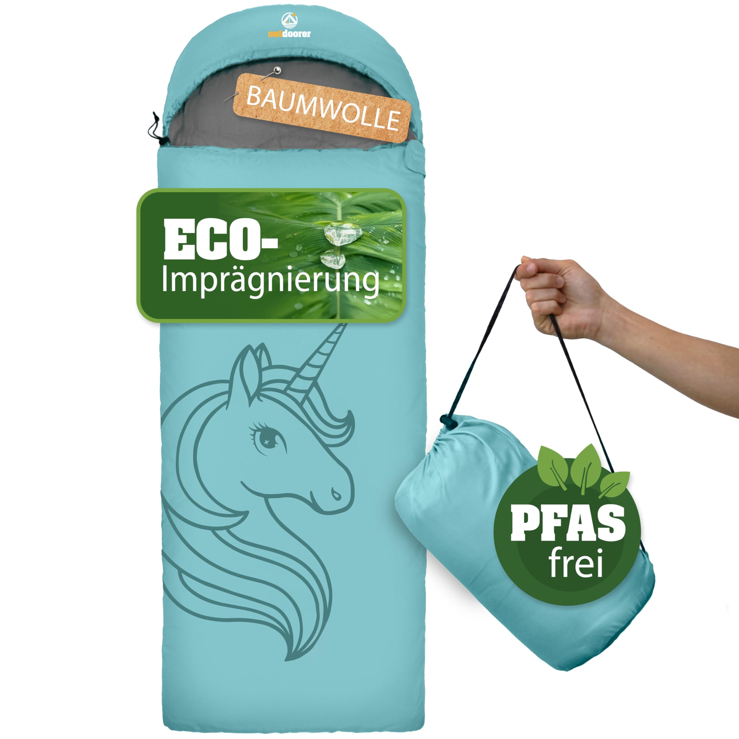 outdoorer Kinderschlafsack Dream Express - Deckenschlafsack für Kinder