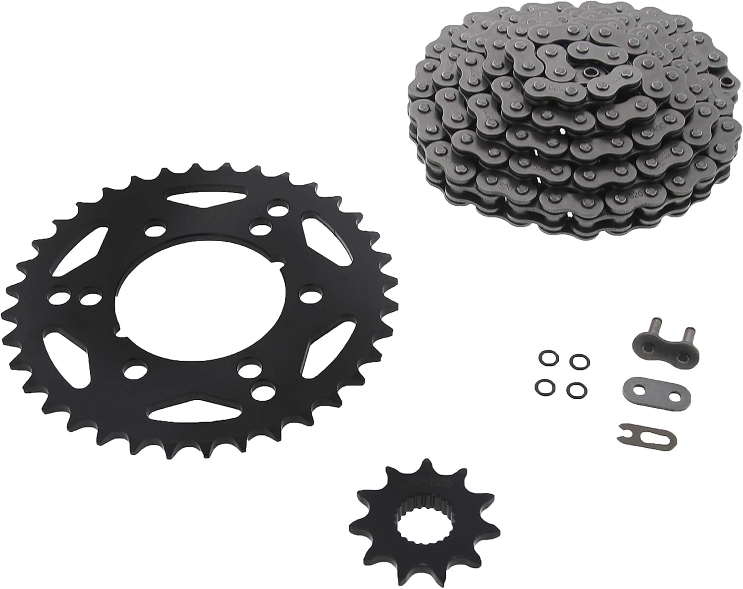 Chain & Sprockets fit Polaris Trail Blazer 250 2002-2006 O-Ring 11/36 76L