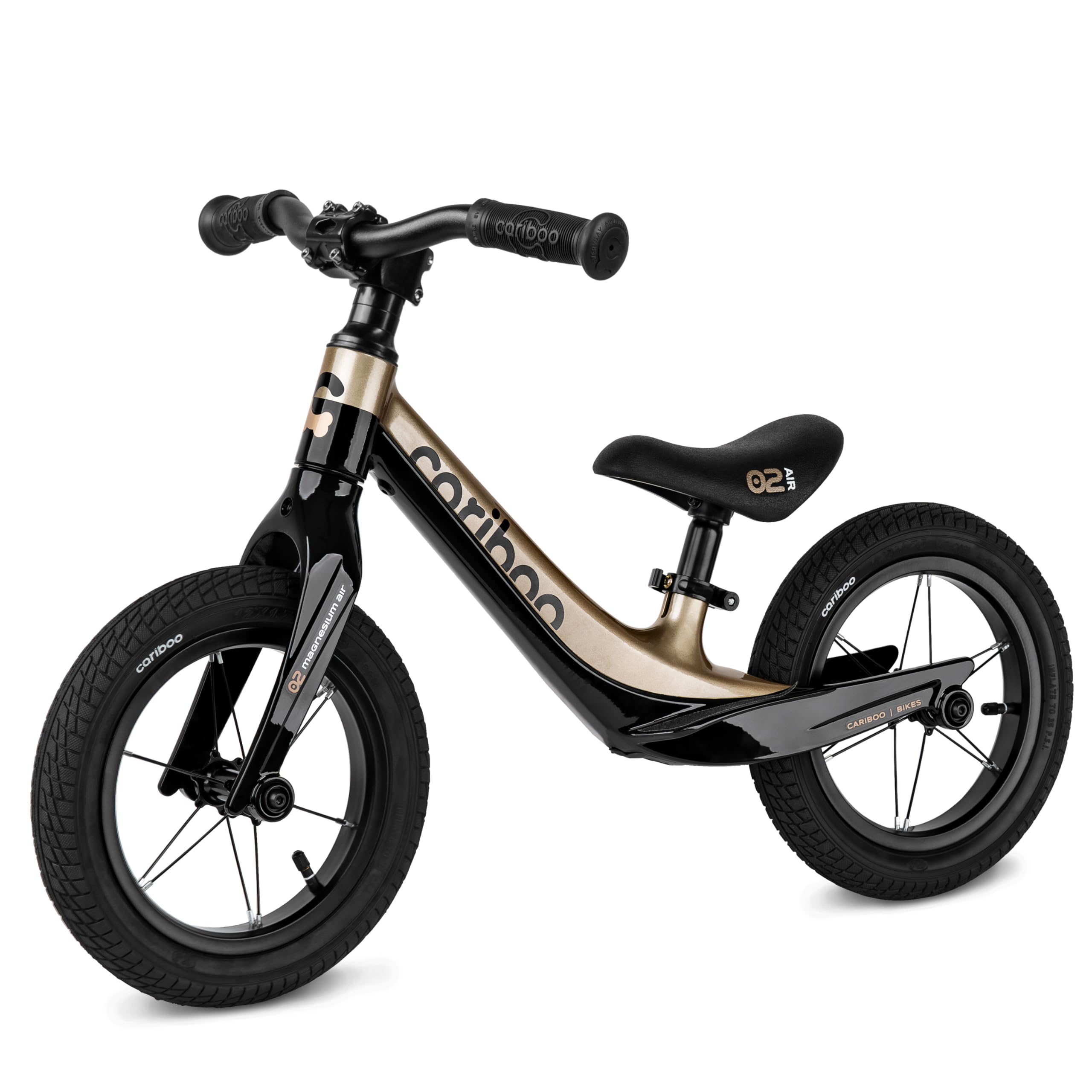 cariboo Magnesium Air Bicicleta Infantil 3 Años Sin Pedales Ajustable Robusta Ligera Ruedas 12 Pulgadas Bicicleta Equilibrio