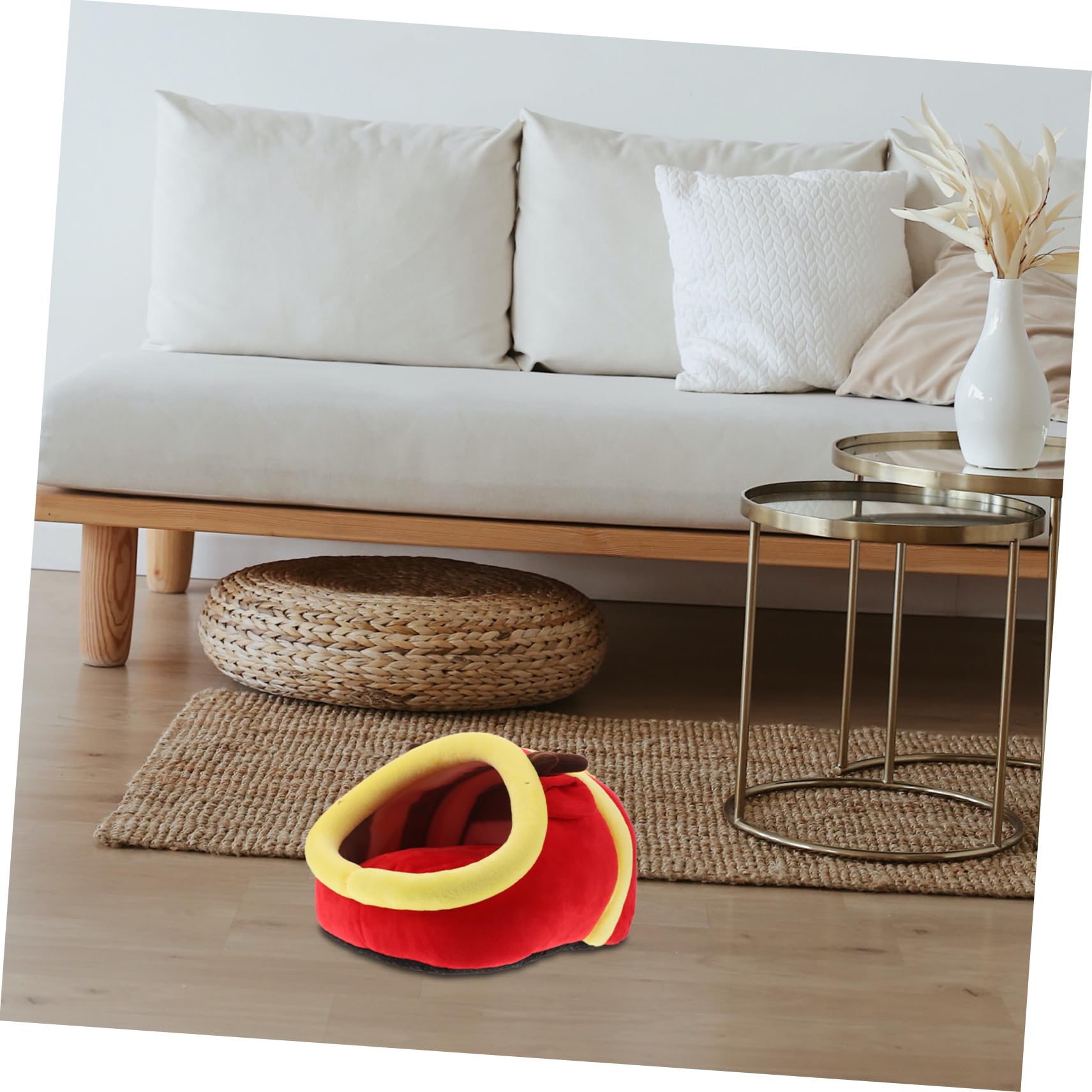Toyvian pour Hamster et Petits Animaux Lit en Tissu Chaud Maison Confortable pour et Écureuils Nid Lavable et Solide Fournitures pour Animaux de Compagnie